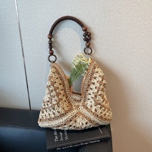 Handcrafted Crochet Hobo Bag Bowlift