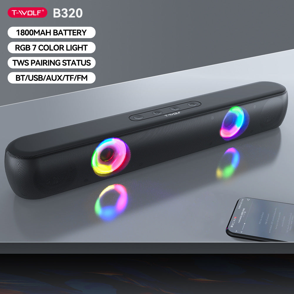 Bluetooth Speaker with RGB Lighting Bowlift
