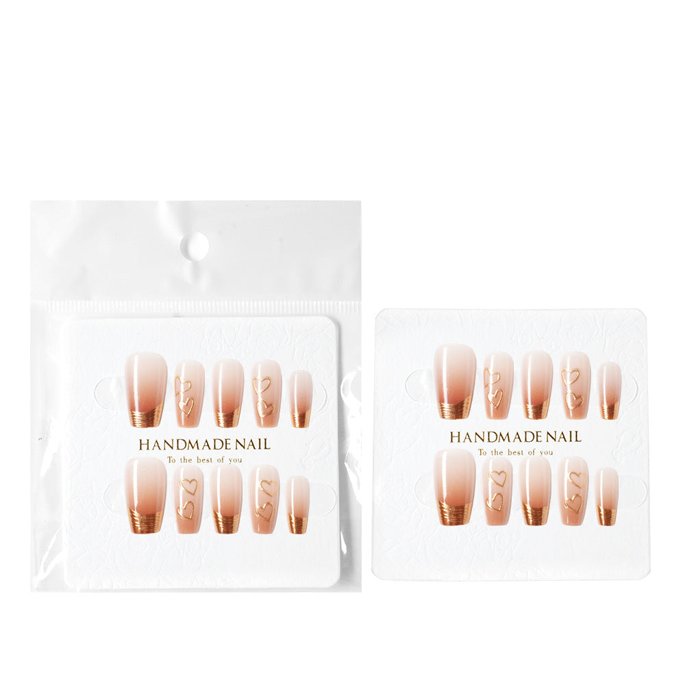 Intricate Nail Art Press-On Tips Bowlift