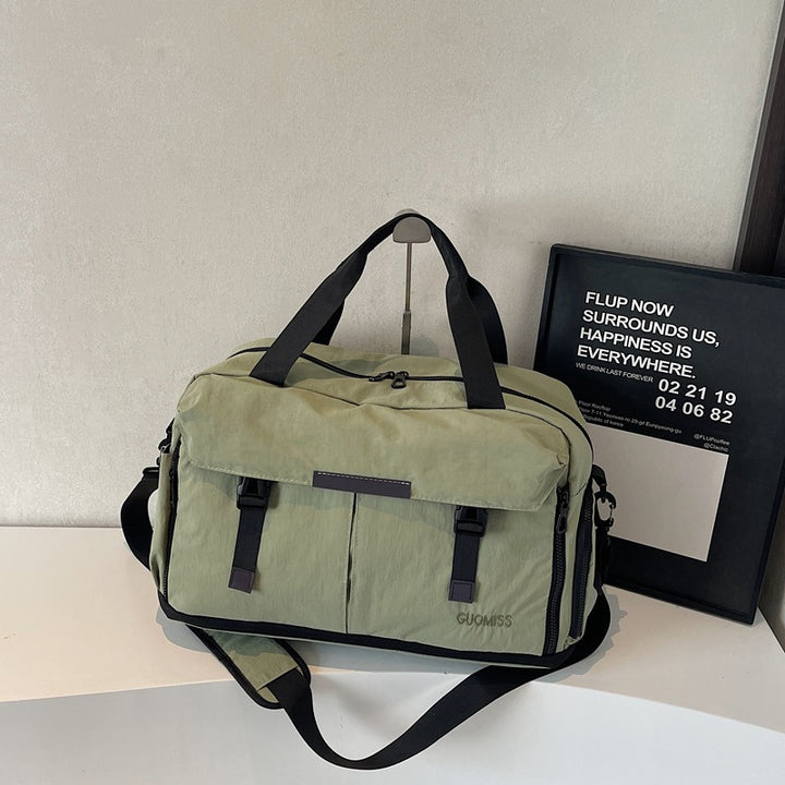 Water-Resistant Multi-Pocket Travel Duffle Bag Bowlift