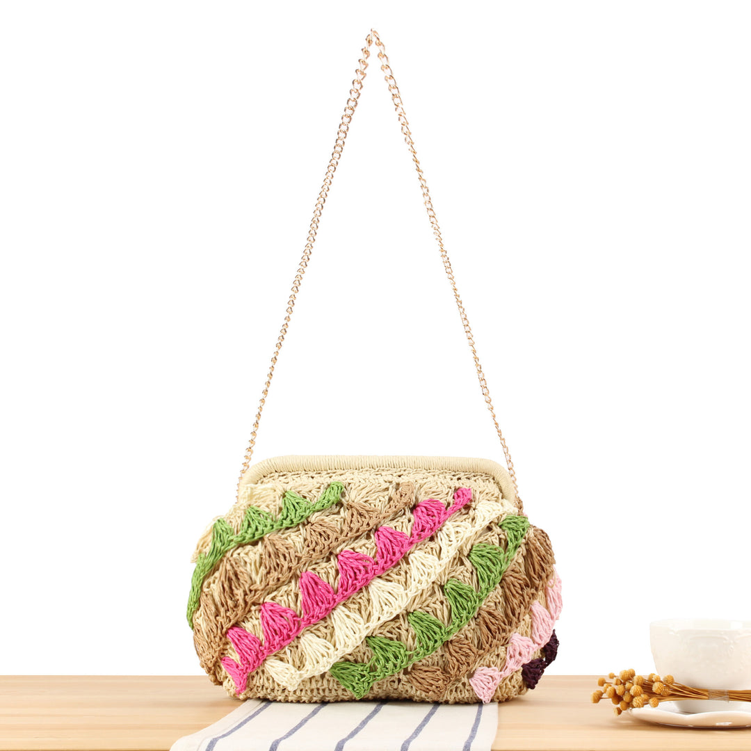 Handbag in Creative Woven Design Bowlift