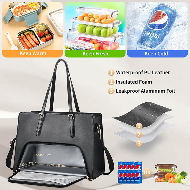 Multi-Functional Insulated Lunch Tote Bowlift