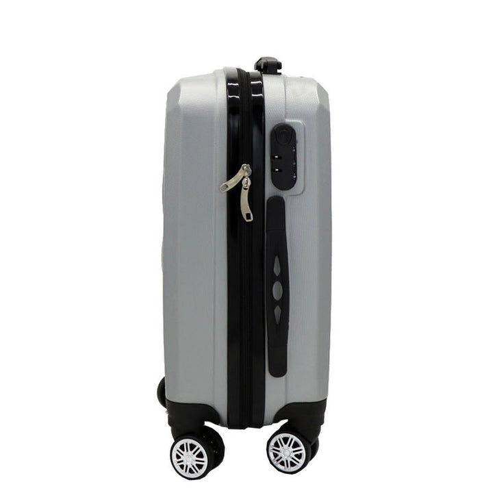Unisex Geometric Hard Shell Spinner Suitcase Bowlift