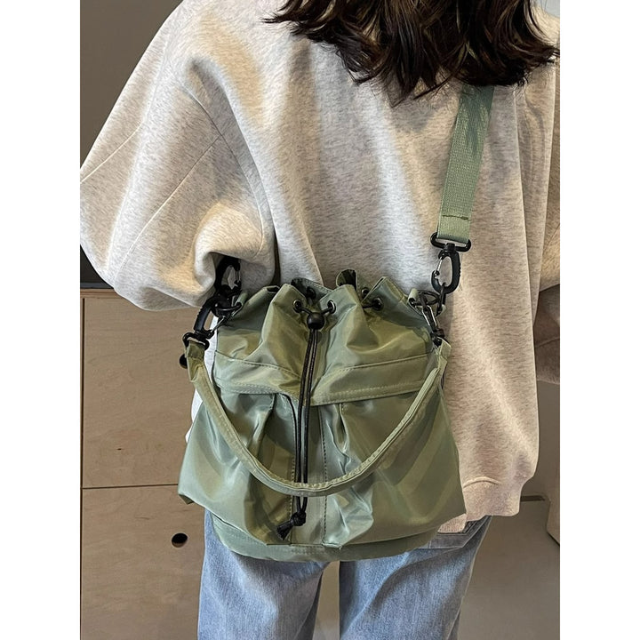 Casual Drawstring Bucket Bag Bowlift