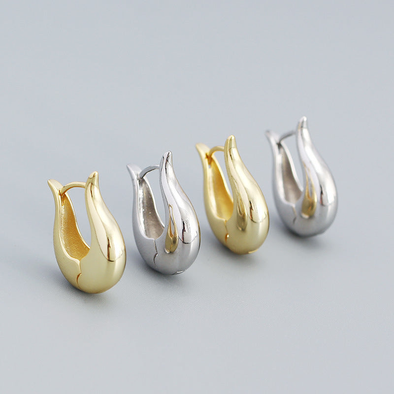 Fashionable earrings made of high-quality stainless steel Bowlift
