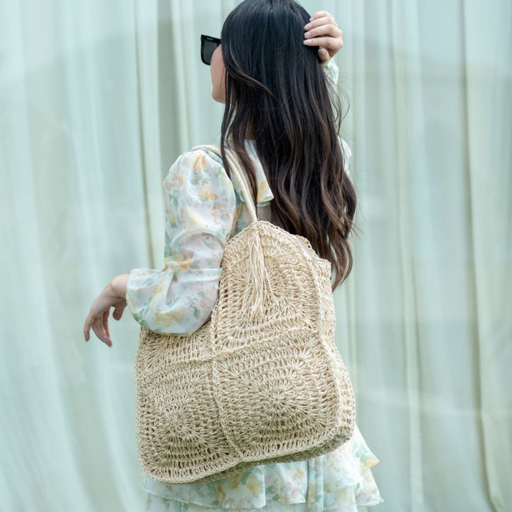 Large Macrame Shopping Bag Bowlift