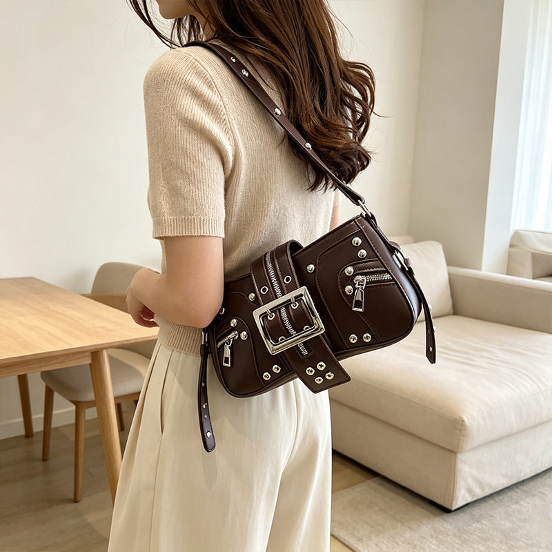 Trendy Animal Print Shoulder Bag Bowlift