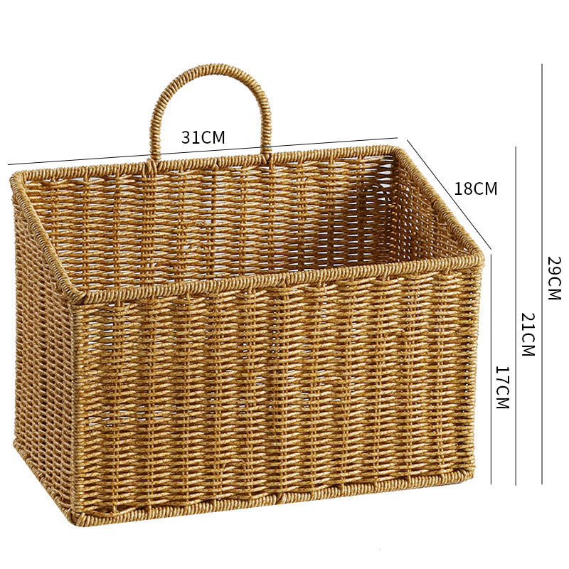 Decorative Woven Storage Basket Bowlift