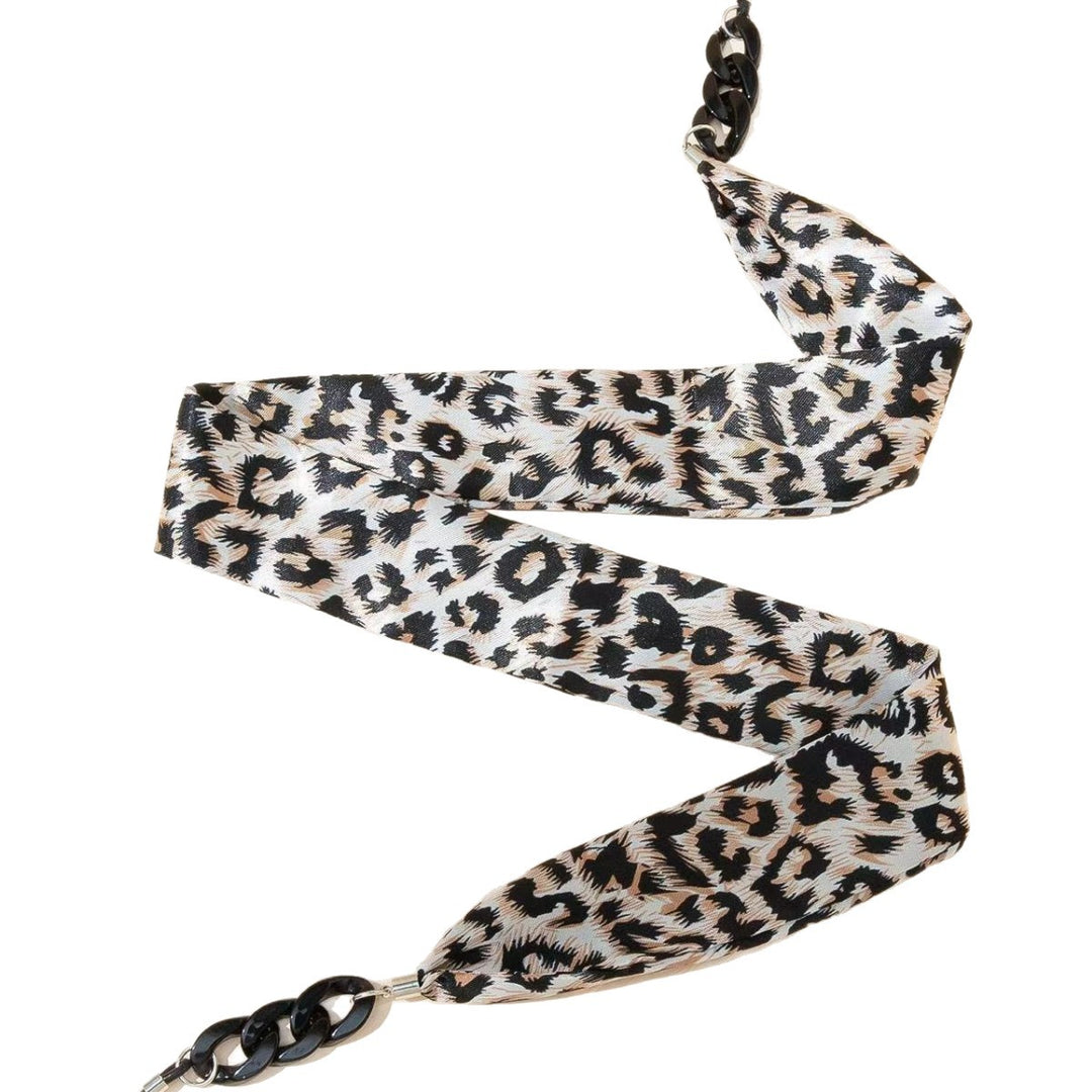 Chic Animal Print Eyewear Chain Bowlift