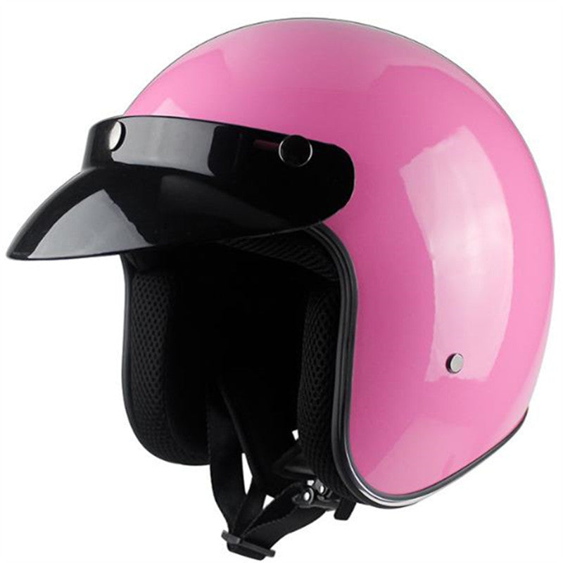 Vintage Motorcycle Helmet Bowlift