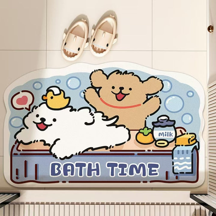 Cartoon Bath Mat Bowlift