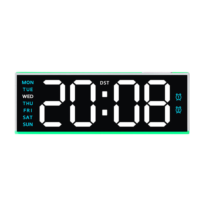 Digital Alarm Clock with Multifunctional Display Bowlift