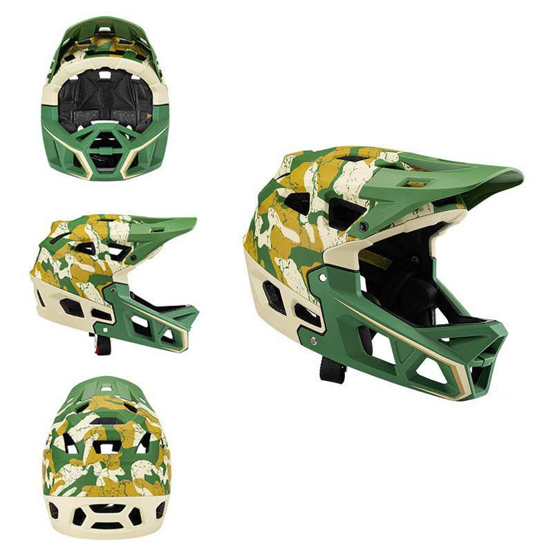 Full-Face Mountain Biking Helmet Bowlift