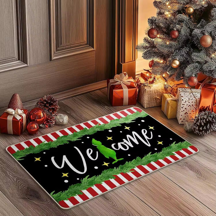 Festive Holiday Welcome Mat Bowlift