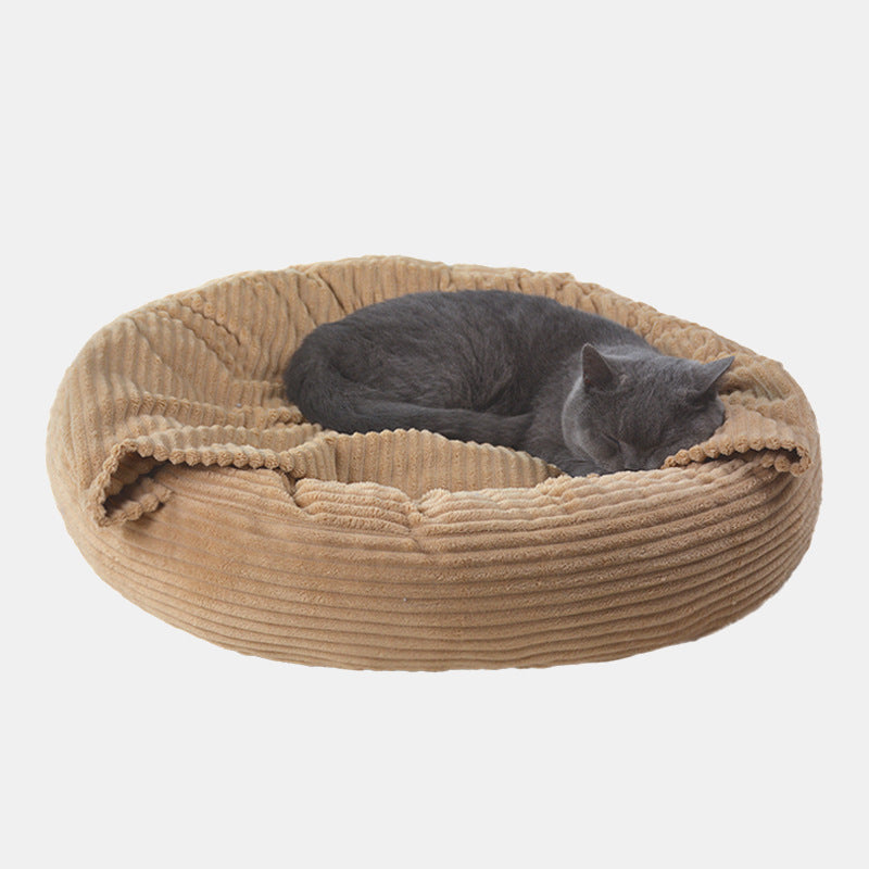 Cozy Round Dog Bed