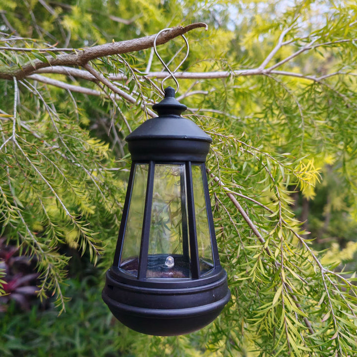 Portable Decorative LED Lantern With Built-In Fairy String Lights And Rechargeable USB Bowlift