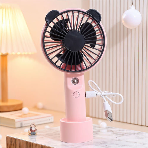 Ladies portable fan with spray function Bowlift