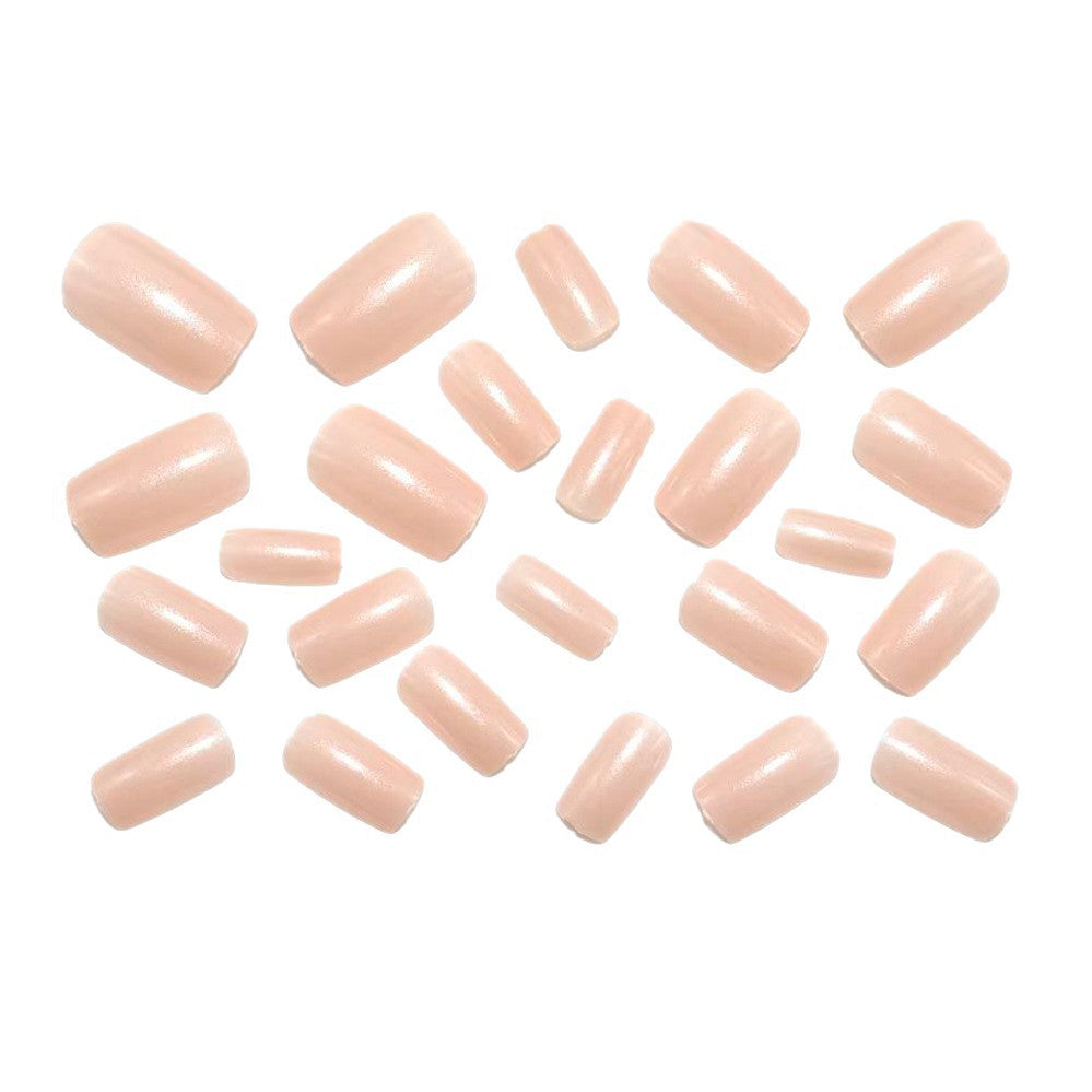 Artificial nails in elegant French design Bowlift