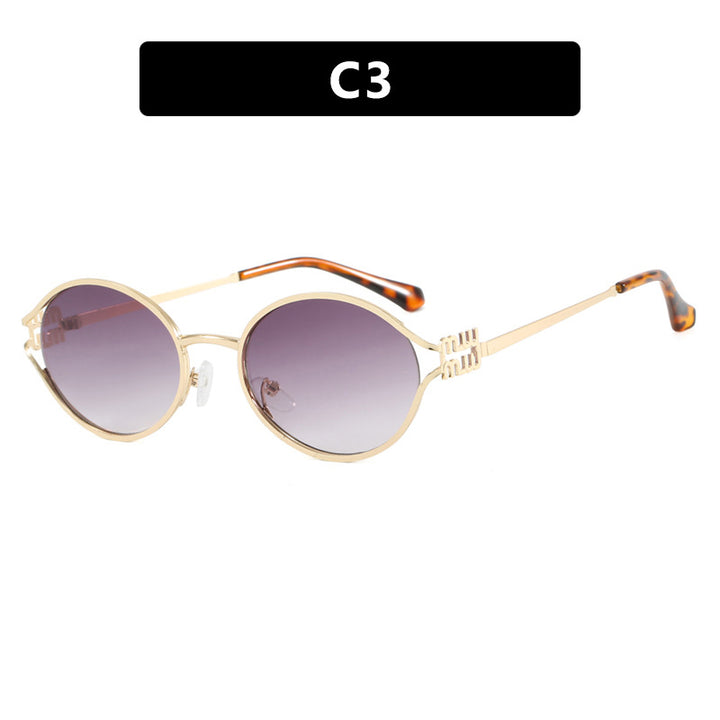 Ladies elegant oval sunglasses Bowlift