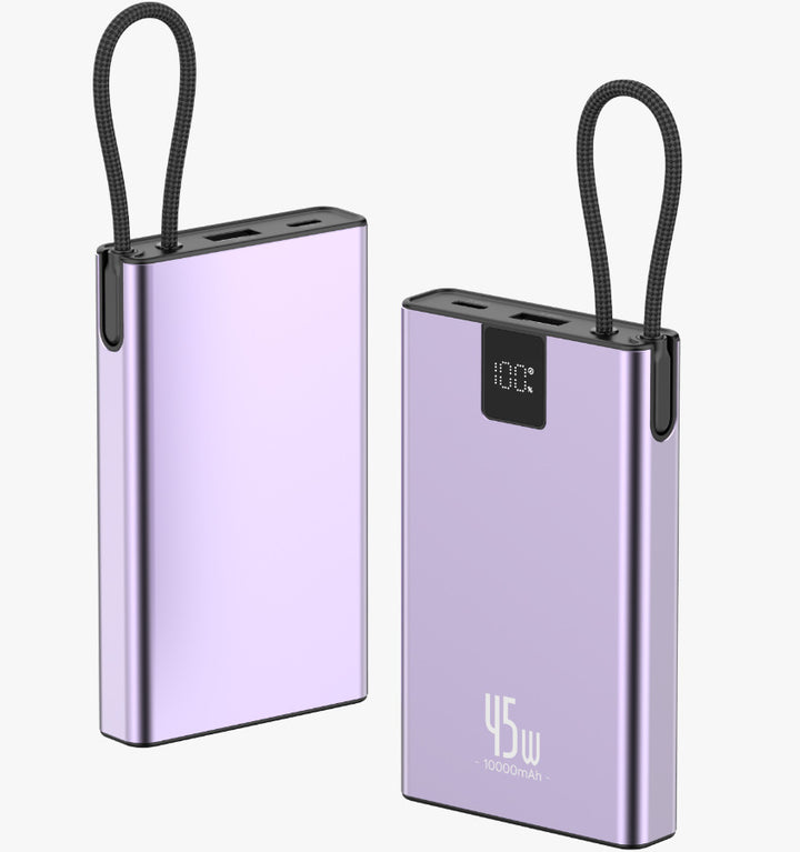 Portable high-performance power bank with smart charging display and USB-C connection Bowlift