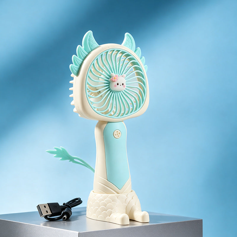 Portable Hand Fan in Creative Panda Design Bowlift
