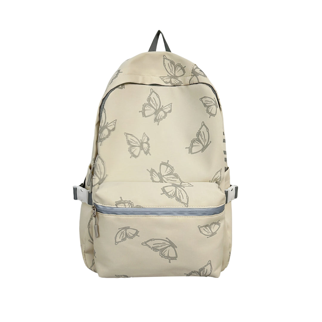 Stylish Butterfly Print Backpack Bowlift