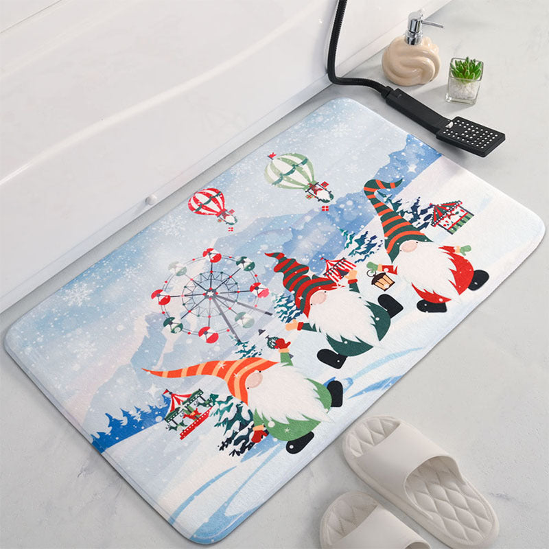 Fun Holiday Themed Bath Rug Bowlift