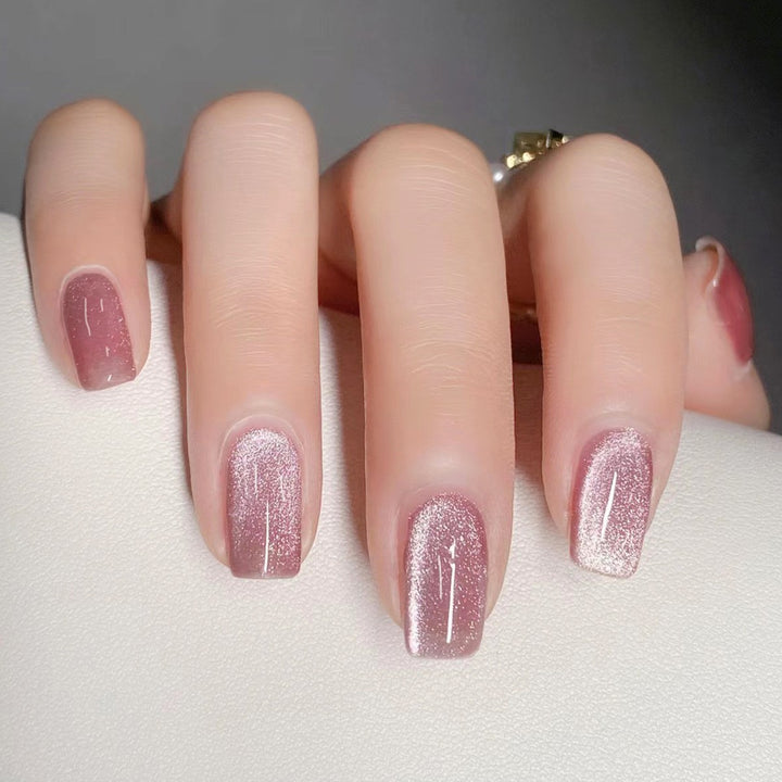 Sparkling Glitter Nail Extensions Bowlift