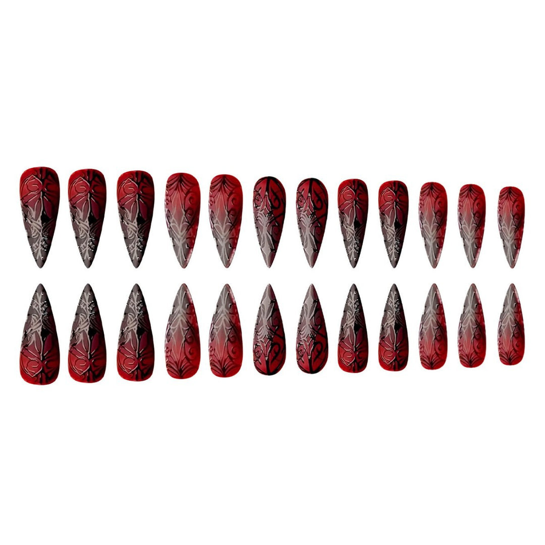 Gothic Stiletto Nail Art Set Bowlift