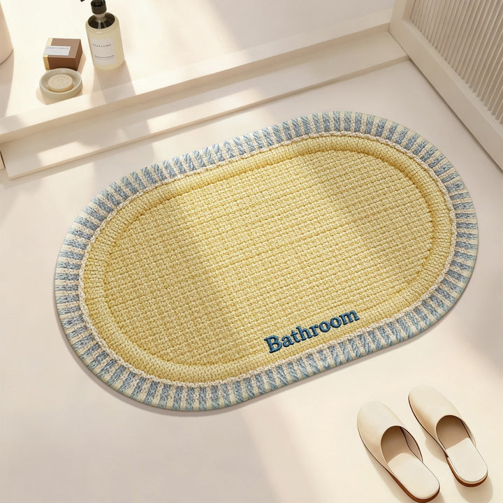 Decorative Bathroom Area Rug Bowlift