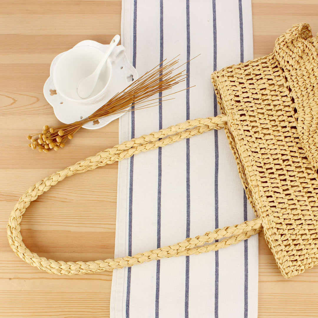Braided backpack bag with stylish ruffle details Bowlift