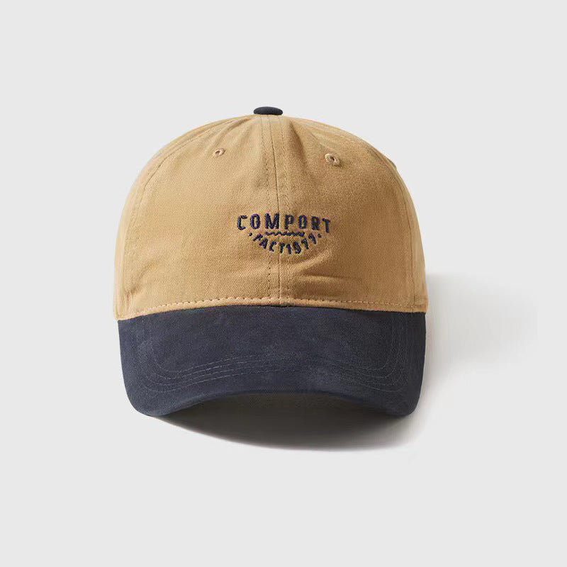 Men's Casual Two-Tone Baseball Cap Bowlift
