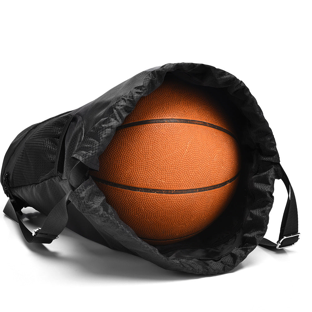 Sporty training backpack with breathable mesh sides and elastic drawstring Bowlift