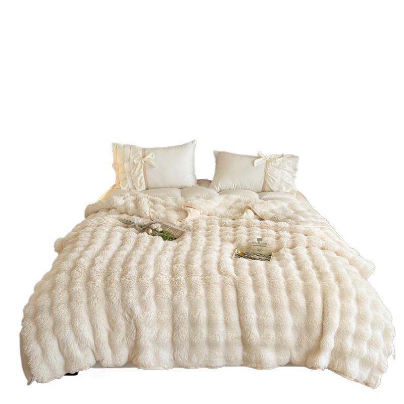 Ultra-Soft Textured Fleece Blanket Bowlift