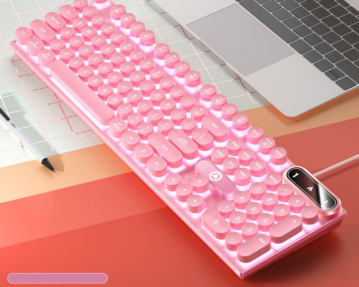 Retro Mechanical Keyboard Bowlift
