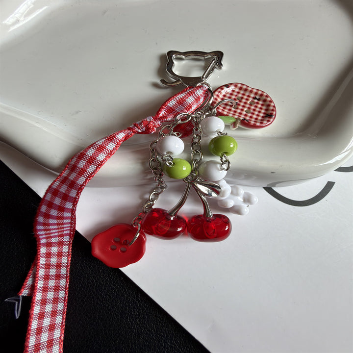 Creative Fruit-Themed Charm Keychain Bowlift