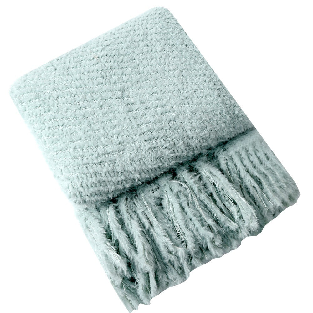 Soft Textured Throw Blanket Bowlift