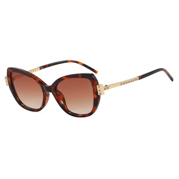 Women oversized sunglasses with protective UV filter and elegant accents Bowlift