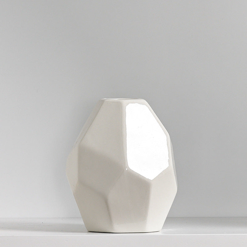 Geometric Modern Ceramic Vase Bowlift
