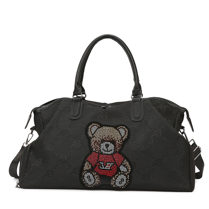 Trendy Iconic Bear Duffle Bag