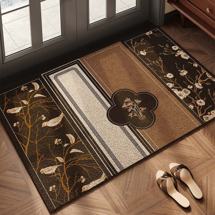 Checkerboard Pattern Welcome Mat Bowlift