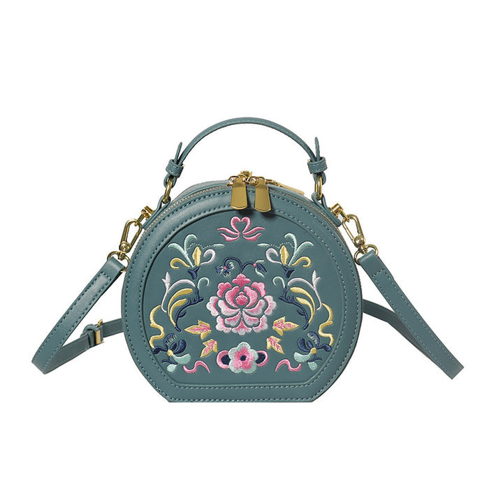 Vintage Floral Embroidered Handbag Bowlift