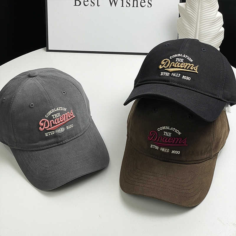 Unisex Vintage-Inspired Embroidered Baseball Cap Bowlift