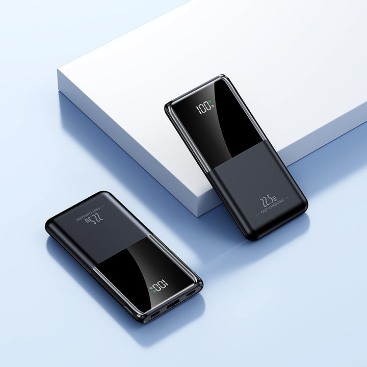 Power bank with fast charging function and digital charge level display Bowlift