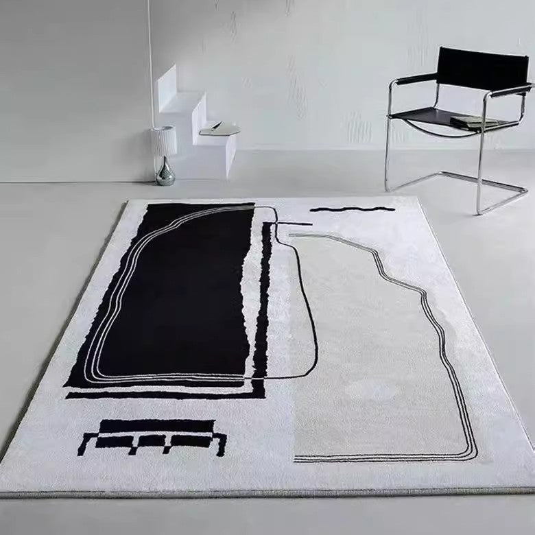 Modern Geometric Area Rug Bowlift