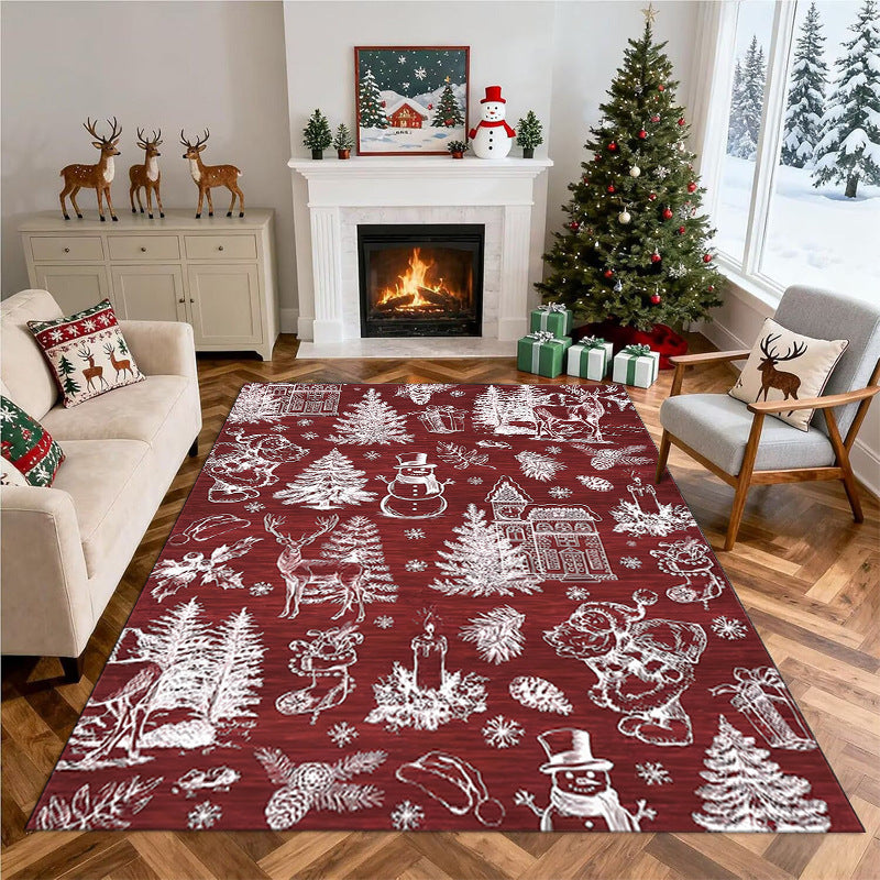 Christmas-Themed Area Rug Bowlift