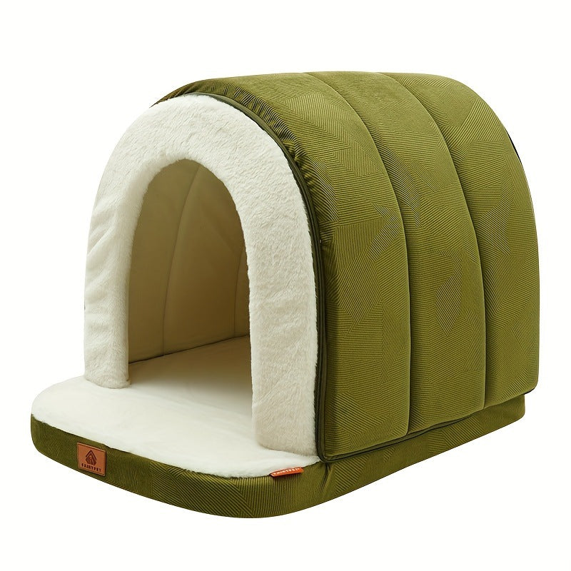 Cozy Enclosed Dog Bed