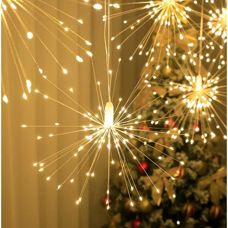 Hanging LED Starburst Fiber Optic Pendant Lights Bowlift