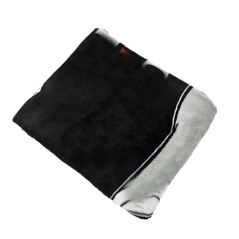 Women Cozy Microfiber Blanket with Cute Characters Bowlift