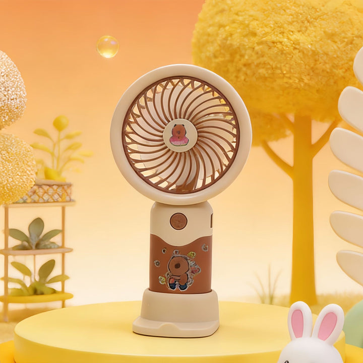 Women Portable Handheld Fan with Cute Design Bowlift